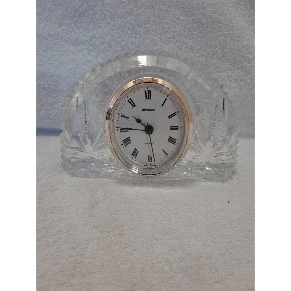 Shannon crystal vintage desk clock